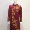 MAY ÁO DÀI NAM CÁCH TÂN CAO CẤP VẼ VÂN TRÒN NHỎ